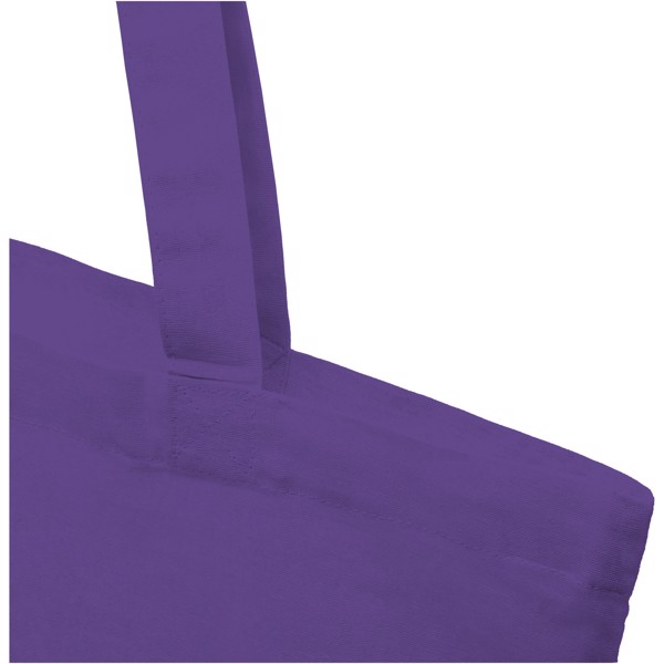 Carolina 100 g/m² cotton tote bag 7L - Lavender