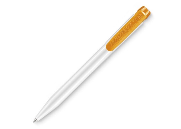 Ball pen IProtect hardcolour - White / Orange