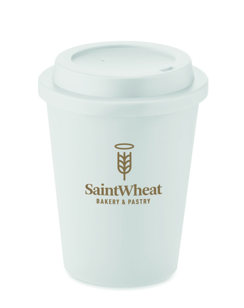 Nola kozarec z dvojno steno, 300 ml - Bela