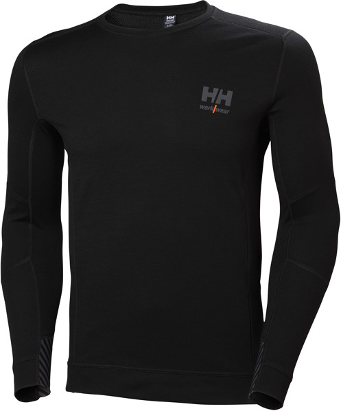 Functional shirt longsleeve "LIFA Merino" Helly Hansen | Lifa 75106 - Black / 4XL
