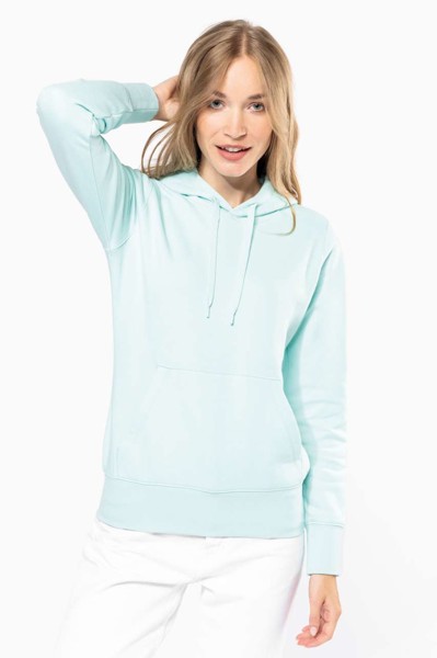 Ladies' Eco-Friendly Hooded Sweatshirt - Light Royal Blue / S