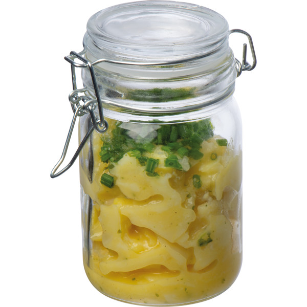 Lockable storage jar, 200 ml BROOKE - Transparent