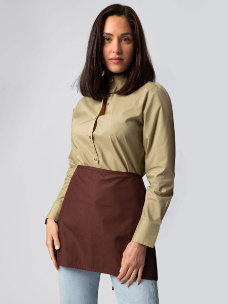 Basic Half Apron - White