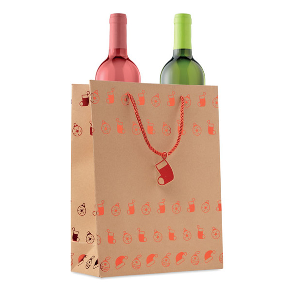 Gift paper bag with pattern Sparkle - Gold