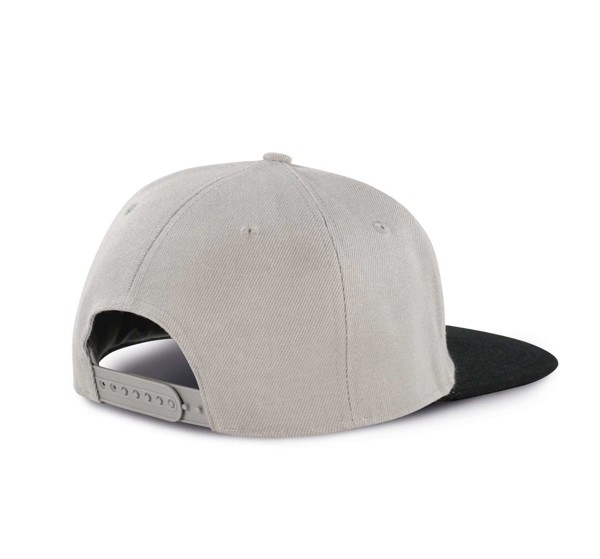 Snapback Cap - 6 Panels - White / White
