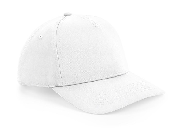 Urbanwear 5 Panel Snapback - White / ONE SIZE