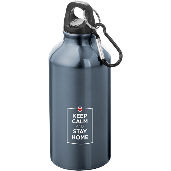 24 oz. Aluminum Water Bottle w/Carabiner