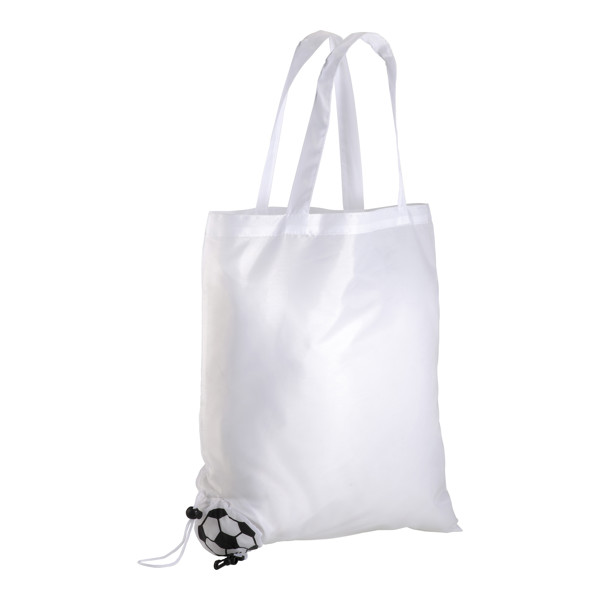 190T Polyester, Orange-, Lemon- And Blackberry-Shaped Foldable Shopping Bag - White