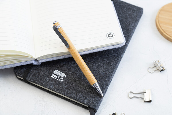 Rpet Felt Notebook Refelt Note A5 - Grey