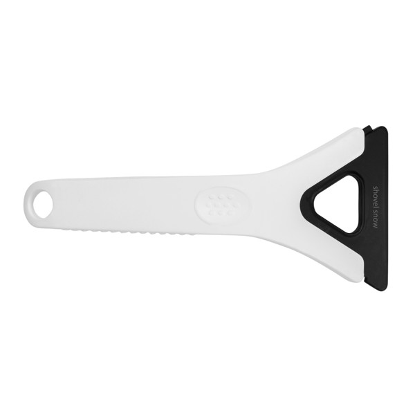 Polard strgalo za led 3 v 1, recikliran ABS, HIPS - Bela