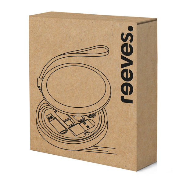 Câble de charge 6 in 1 CONVERTICS BAMBOO - marron
