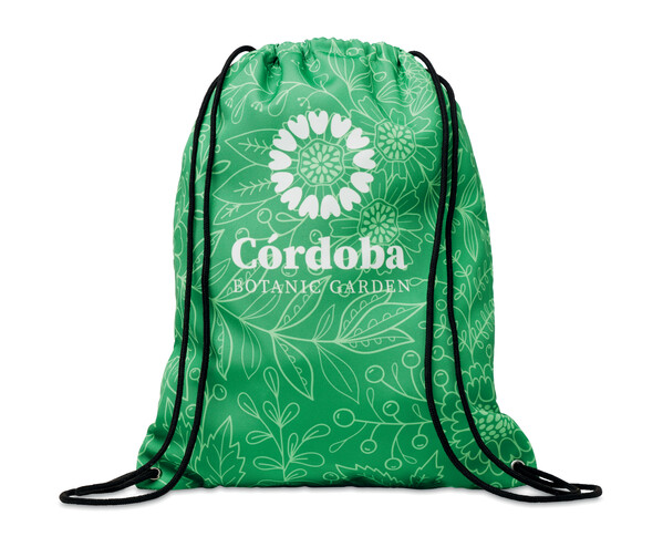 Full colour 220gsm polyester drawstring bag for vivid colours - Full colour