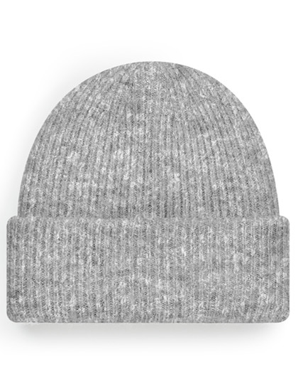 Cosy Ribbed Beanie - Grey Marl / One Size