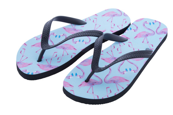 Sublimation Beach Slippers Suboslip - White / Black / 39-41