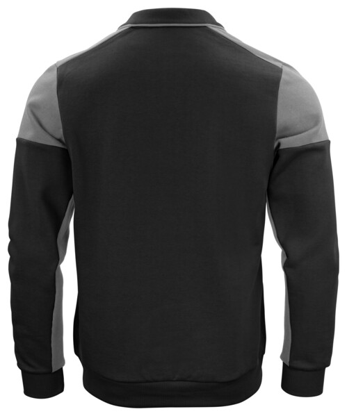 Printer Prime Polosweater Black/Anthra 3XL