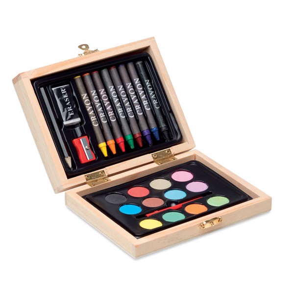 MB - Painting set in wooden box Beau