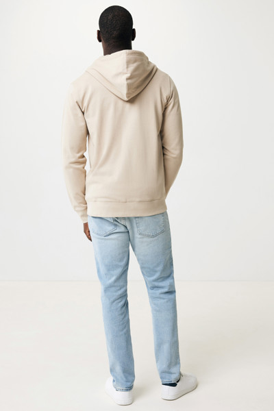 Iqoniq Abisko recycled cotton zip through hoodie - Desert / XL