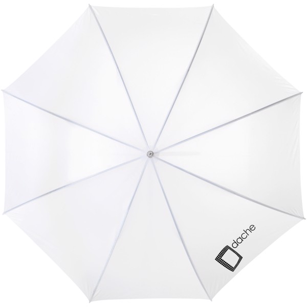 Guarda-chuva de golfe com pega de madeira de 30” "Karl" - Branco