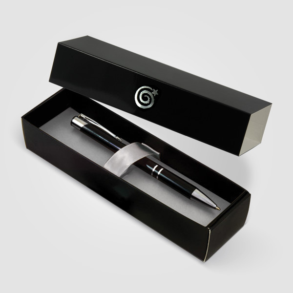 Turner Swirl Giftbox - Black / 4 Colour inkjet