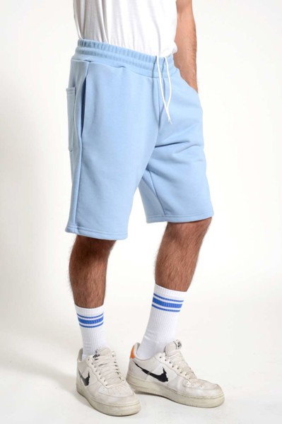 365 - Diagonal French Terry Bermuda Sweatshort - Black / 2XL