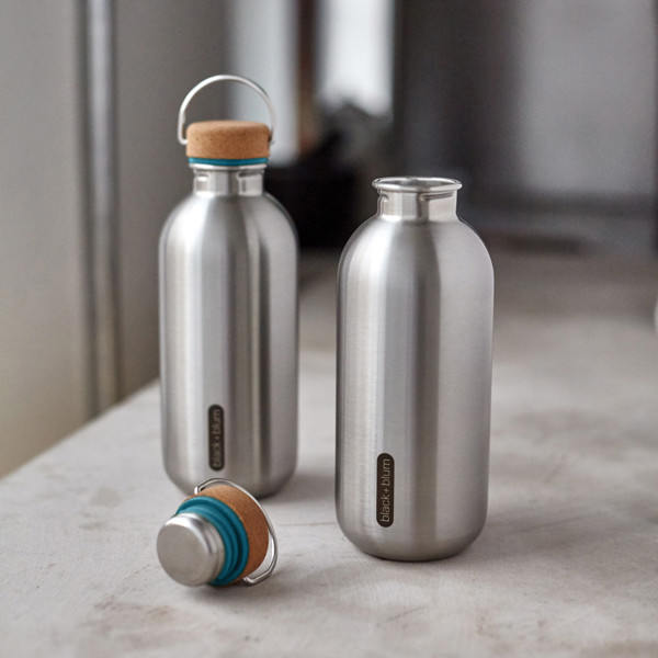 Black+Blum Stahl-Wasserflasche 600ml
