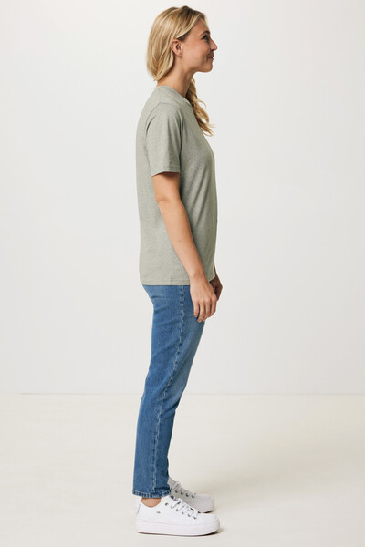 T-shirt léger en coton recyclé IQONIQ Sierra - Light Heather Green / XXS