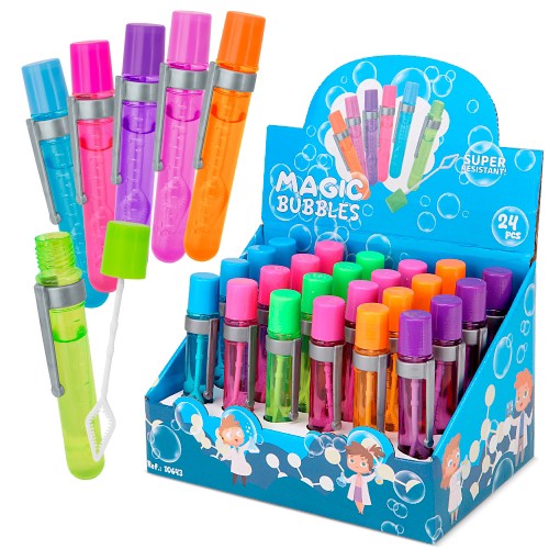 SET 24 GEL BUBBLE WANDS "BUBLIN"