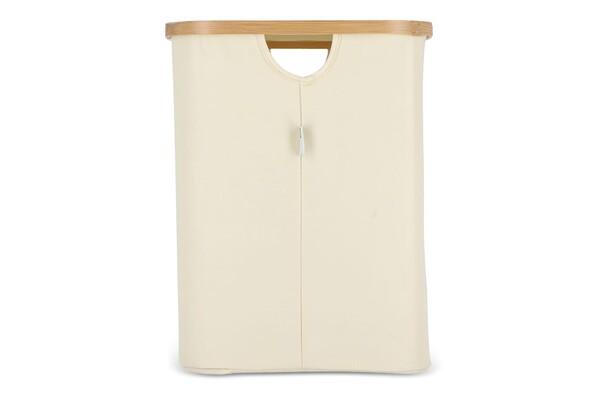 InSideOut folding basket with lid Sogne 40.5 x 33 x 42cm rPET - Ecru