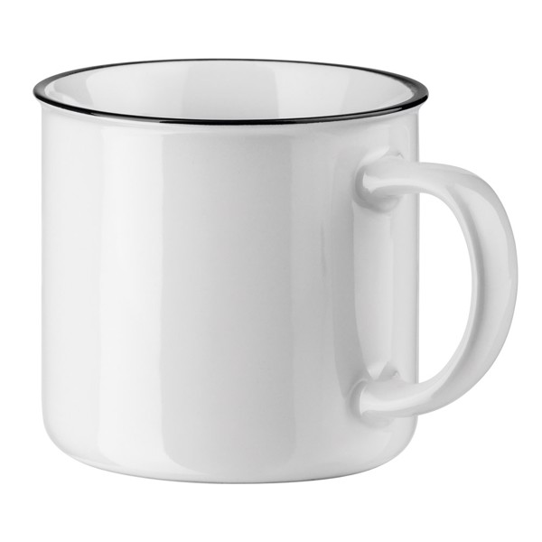 Caneca em cerâmica 340 mL - VERNON WHITE