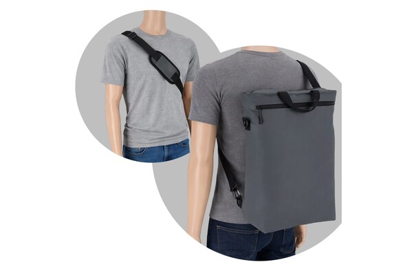Sac à dos pour ordinateur portable PU Kyiv 28 x 42 x 12,5 cm - Gris
