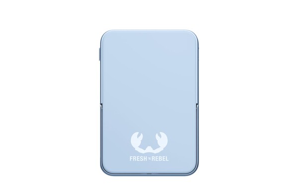 2PBM5000| Fresh 'n Rebel Compatible with MagSafe MagSafe Powerbank Wireless 5000mAh - Bleu pastel