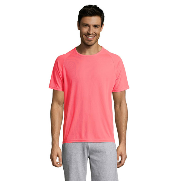 Neon coral shop t shirt