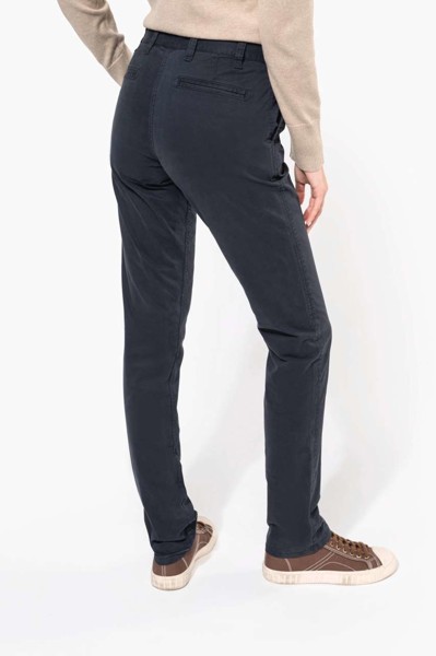 Ladies' Chino Trousers - White / 36