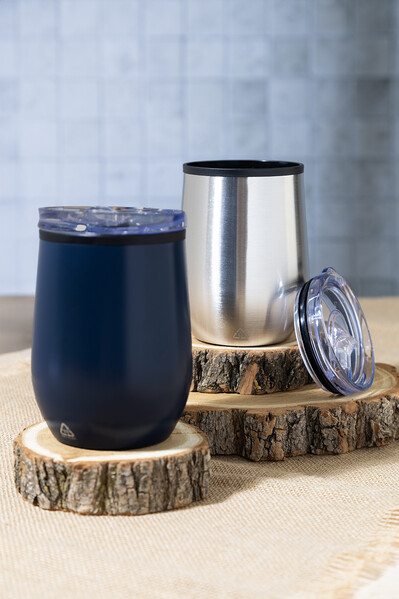 Mug thermos Poppy - Bleu Foncé