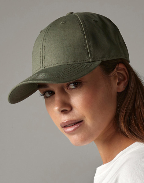Earthaware® Organic Cotton Canvas 6 Panel Cap - Black / ONE SIZE