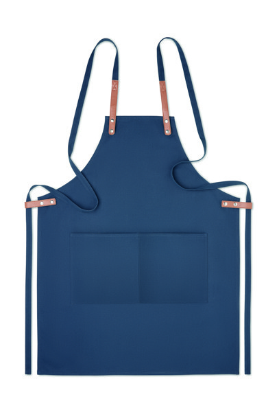 Grembiule in cotone organico Nagpur Colour - Blu