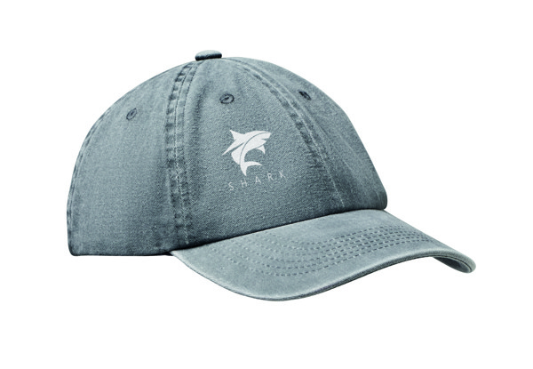 Casquette baseball à 6 pans Top - Gris