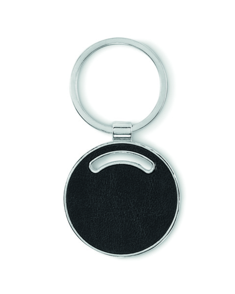 Round shape key ring Lircle - Black
