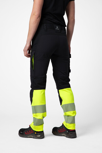 6538 Woman Waist Pant Hi Viz Yellow/Black C36