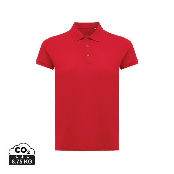 IQONIQ Yosemite Damen Piqué-Poloshirt aus rec. Baumwolle - Rot / XL