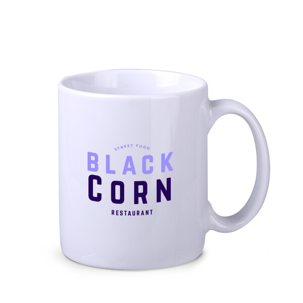 Porcelanasta skodelica Tomek, višina 95 mm, premer 82 mm