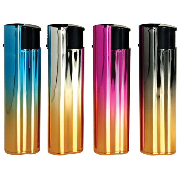 Lighter electronic metal shiny Atomic Jet Flame Festival Trober 3750005 assorted colors