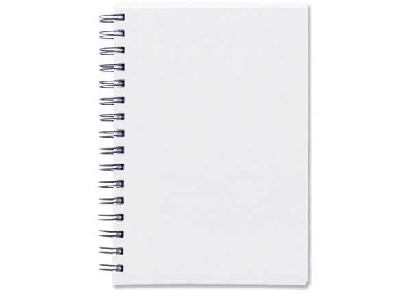 Spiral notebook A5 - White