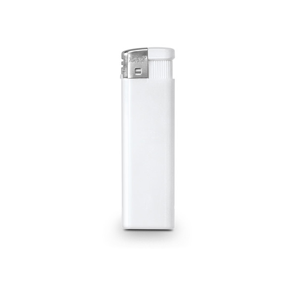 REFILLABLE 'PIEZO' CIGARETTE LIGHTER - Blanc / 