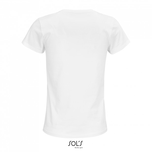 Sol's Crusader Women - Round-Neck Fitted Jersey T-Shirt - White / S