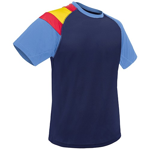 T-SHIRT BANDEIRA EM OMBRO D&F -