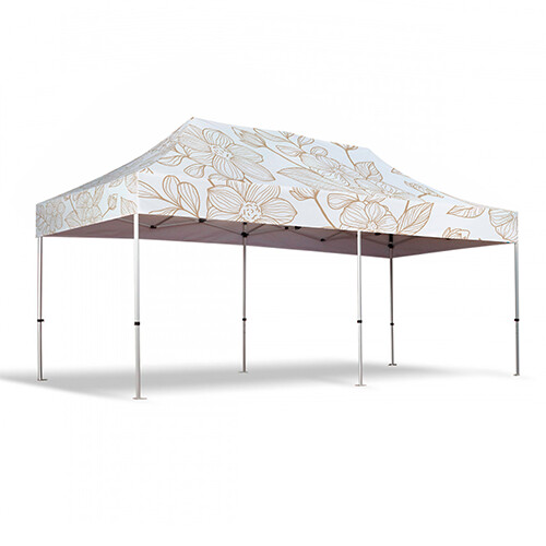 Kit de Tenda 6x3m, Impressão em Poliéster 100% 115 g/m² - |--- 1 Parede