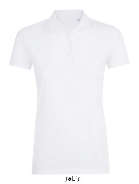 Sol's Phoenix Women - Cotton-Elastane Polo Shirt - White / L