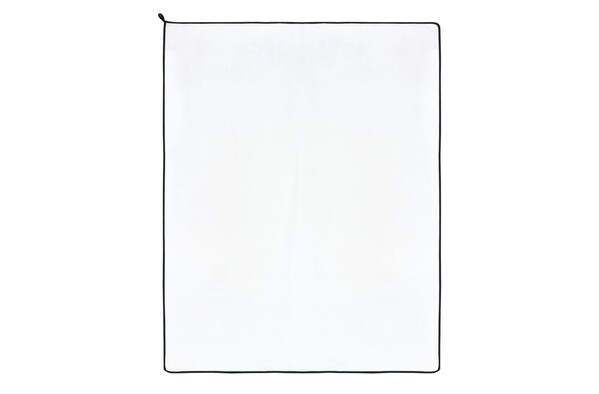 Couverture en polaire corail thermocollée 120 x 150 cm (500 g/m²) sublimation - Gris