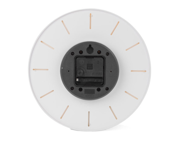 Wall clock LUCIA - white